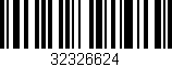 Código de barras (EAN, GTIN, SKU, ISBN): '32326624'