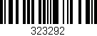 Código de barras (EAN, GTIN, SKU, ISBN): '323292'