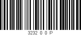 Código de barras (EAN, GTIN, SKU, ISBN): '3232_0_0_P'