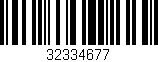 Código de barras (EAN, GTIN, SKU, ISBN): '32334677'