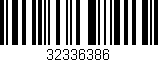 Código de barras (EAN, GTIN, SKU, ISBN): '32336386'