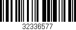 Código de barras (EAN, GTIN, SKU, ISBN): '32336577'