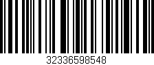 Código de barras (EAN, GTIN, SKU, ISBN): '32336598548'