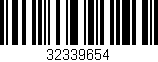 Código de barras (EAN, GTIN, SKU, ISBN): '32339654'