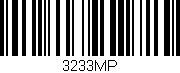 Código de barras (EAN, GTIN, SKU, ISBN): '3233MP'