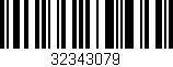 Código de barras (EAN, GTIN, SKU, ISBN): '32343079'