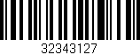 Código de barras (EAN, GTIN, SKU, ISBN): '32343127'