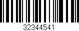 Código de barras (EAN, GTIN, SKU, ISBN): '32344541'