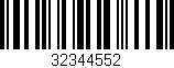 Código de barras (EAN, GTIN, SKU, ISBN): '32344552'