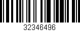 Código de barras (EAN, GTIN, SKU, ISBN): '32346496'