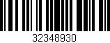 Código de barras (EAN, GTIN, SKU, ISBN): '32348930'