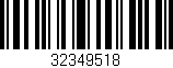 Código de barras (EAN, GTIN, SKU, ISBN): '32349518'