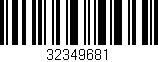 Código de barras (EAN, GTIN, SKU, ISBN): '32349681'