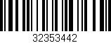 Código de barras (EAN, GTIN, SKU, ISBN): '32353442'
