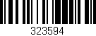 Código de barras (EAN, GTIN, SKU, ISBN): '323594'