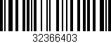 Código de barras (EAN, GTIN, SKU, ISBN): '32366403'