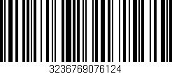 Código de barras (EAN, GTIN, SKU, ISBN): '3236769076124'