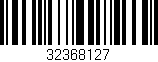 Código de barras (EAN, GTIN, SKU, ISBN): '32368127'