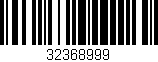 Código de barras (EAN, GTIN, SKU, ISBN): '32368999'