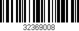 Código de barras (EAN, GTIN, SKU, ISBN): '32369008'