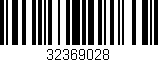 Código de barras (EAN, GTIN, SKU, ISBN): '32369028'