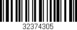 Código de barras (EAN, GTIN, SKU, ISBN): '32374305'