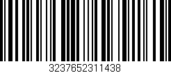 Código de barras (EAN, GTIN, SKU, ISBN): '3237652311438'
