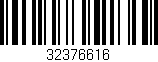 Código de barras (EAN, GTIN, SKU, ISBN): '32376616'
