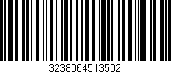 Código de barras (EAN, GTIN, SKU, ISBN): '3238064513502'