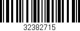 Código de barras (EAN, GTIN, SKU, ISBN): '32382715'