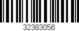 Código de barras (EAN, GTIN, SKU, ISBN): '32383056'
