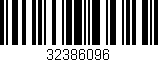 Código de barras (EAN, GTIN, SKU, ISBN): '32386096'