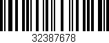 Código de barras (EAN, GTIN, SKU, ISBN): '32387678'