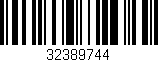 Código de barras (EAN, GTIN, SKU, ISBN): '32389744'
