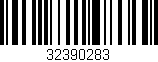 Código de barras (EAN, GTIN, SKU, ISBN): '32390283'