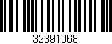 Código de barras (EAN, GTIN, SKU, ISBN): '32391068'