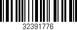 Código de barras (EAN, GTIN, SKU, ISBN): '32391776'