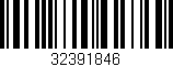 Código de barras (EAN, GTIN, SKU, ISBN): '32391846'