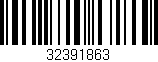 Código de barras (EAN, GTIN, SKU, ISBN): '32391863'