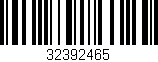 Código de barras (EAN, GTIN, SKU, ISBN): '32392465'