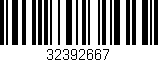 Código de barras (EAN, GTIN, SKU, ISBN): '32392667'