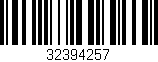 Código de barras (EAN, GTIN, SKU, ISBN): '32394257'