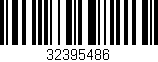 Código de barras (EAN, GTIN, SKU, ISBN): '32395486'