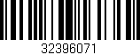 Código de barras (EAN, GTIN, SKU, ISBN): '32396071'