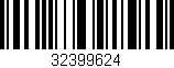 Código de barras (EAN, GTIN, SKU, ISBN): '32399624'