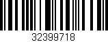 Código de barras (EAN, GTIN, SKU, ISBN): '32399718'