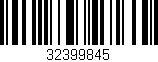 Código de barras (EAN, GTIN, SKU, ISBN): '32399845'