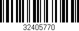Código de barras (EAN, GTIN, SKU, ISBN): '32405770'