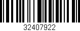 Código de barras (EAN, GTIN, SKU, ISBN): '32407922'