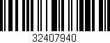 Código de barras (EAN, GTIN, SKU, ISBN): '32407940'